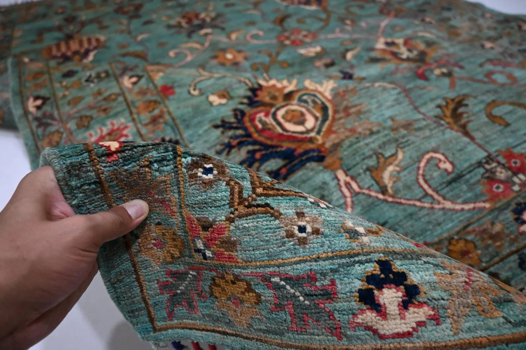 Turquoise Garden  5’7” × 7’8”