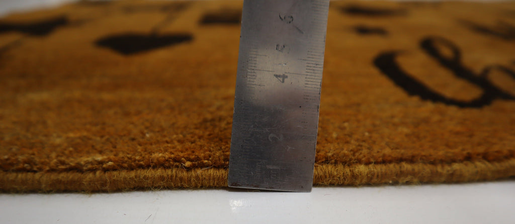 Festive Hand-Knotted Afghan Wool 'Merry Christmas' Doormat - Welcome Mat