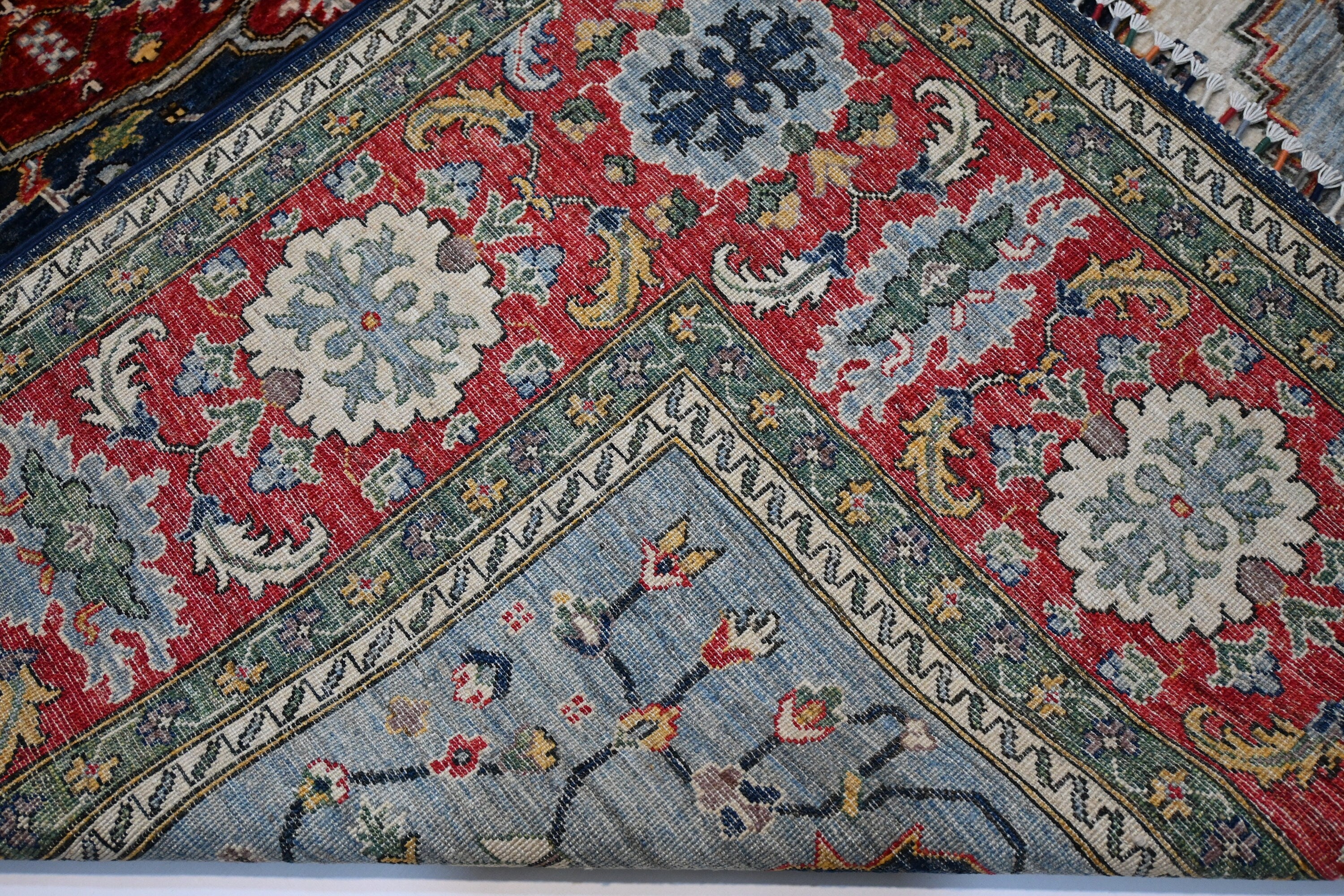 Luxurious 8x10 Afghan Turkish Heriz Wool Oriental Area Rug, Rich Colors