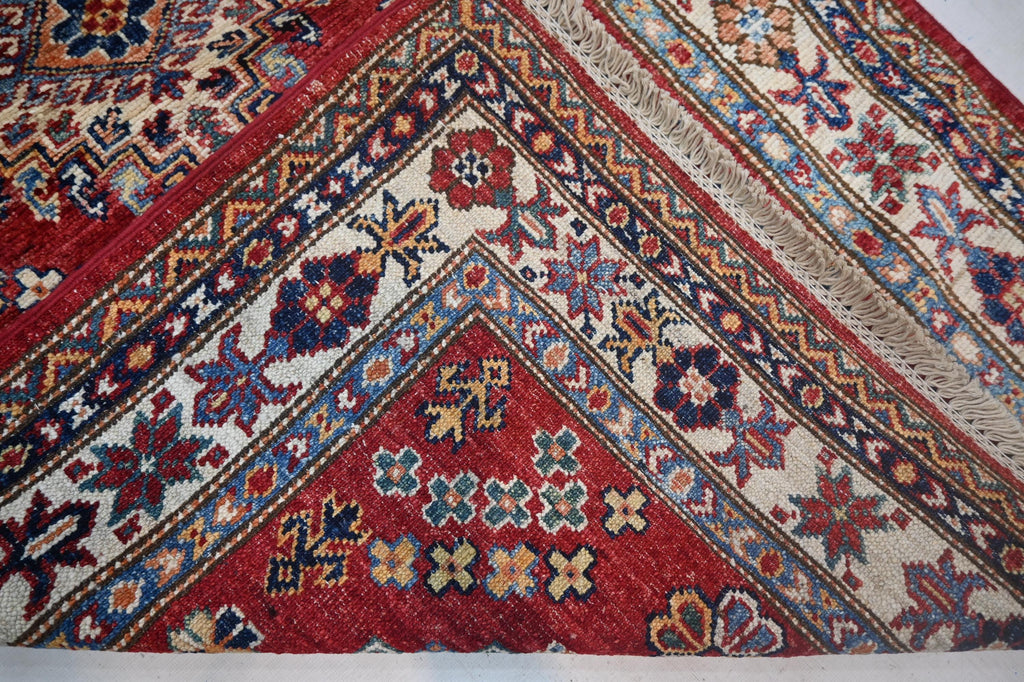 Authentic Afghan Handmade Wool Runner Rug - Tribal Turkmen Kazak Design