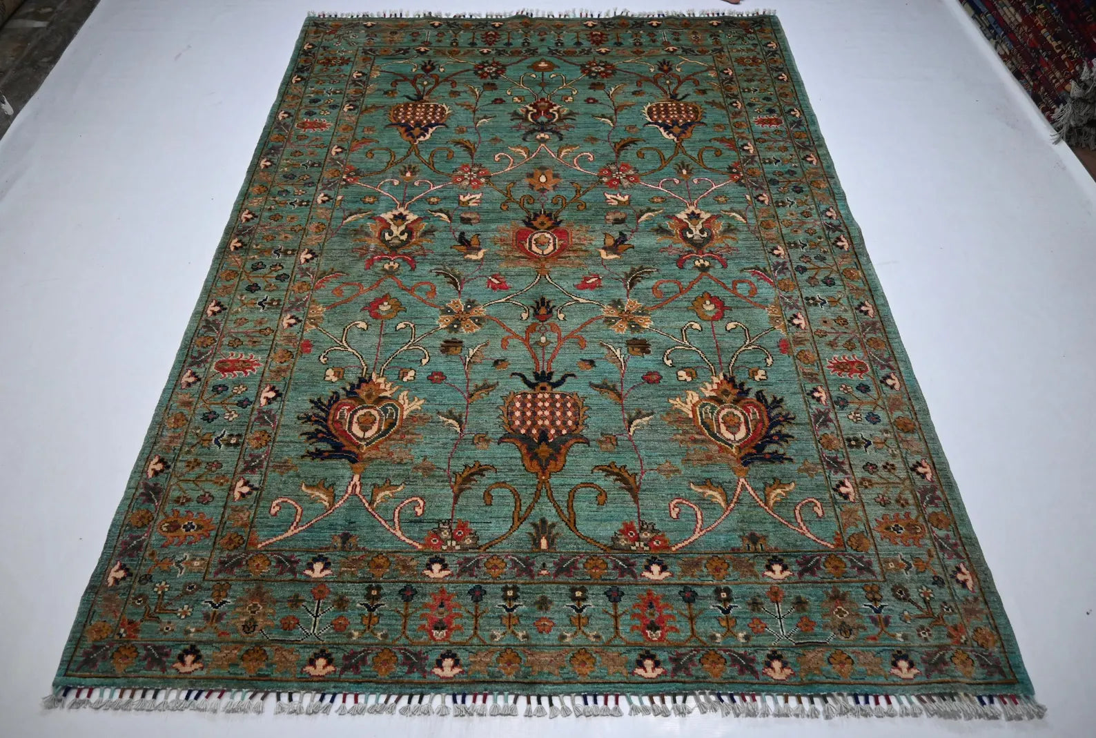 Turquoise Garden  5’7” × 7’8”